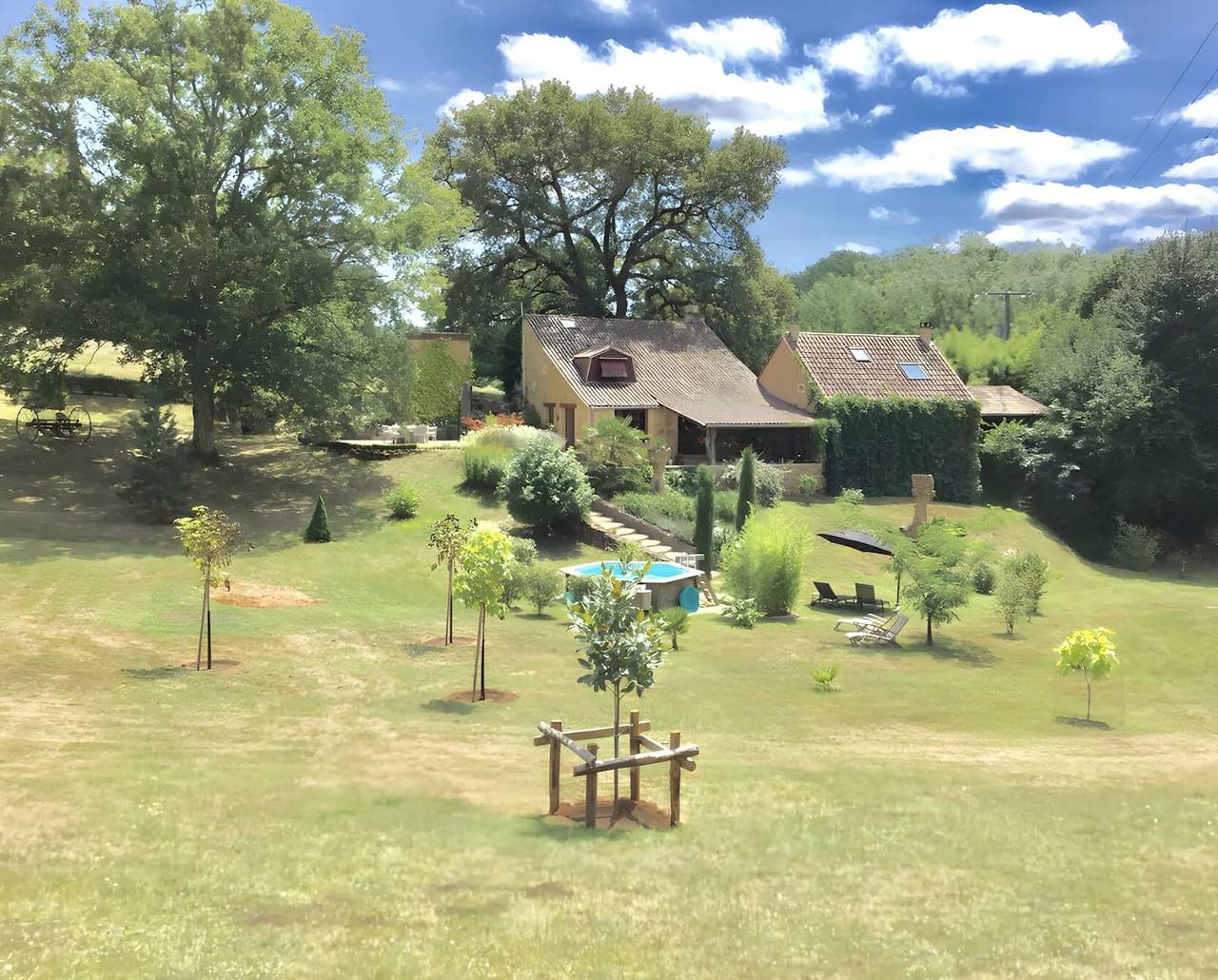 Gastenkamer 'Le Moulin Bas Vraie' met privézwembad, wifi en airconditioning, foto 12