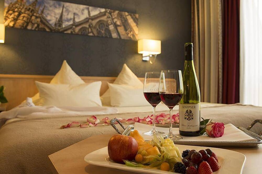 Einzelzimmer Standard Dusche/Wc - Hotel Löwengarten in Speyer, Rheinebene