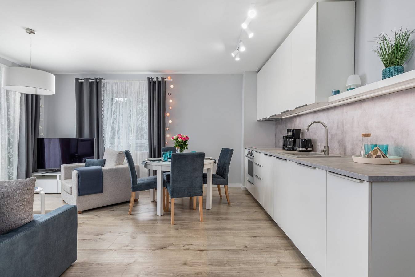 Cały apartament, Apartament wakacyjny dla 4 osób z balkon/ taras in Międzywodzie, Wyspa Wolin
