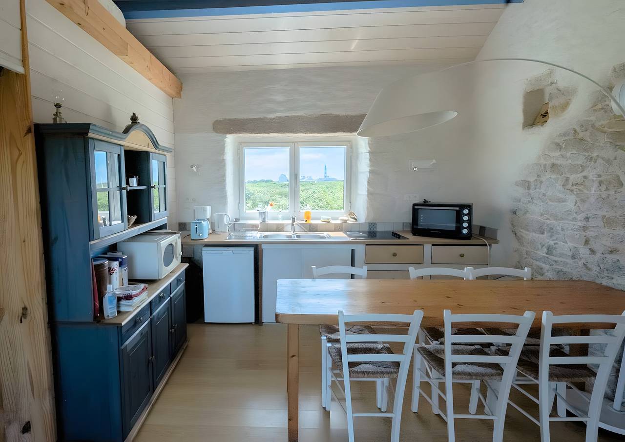 L'ancien gonio de l'île in Ouessant, Région de Brest