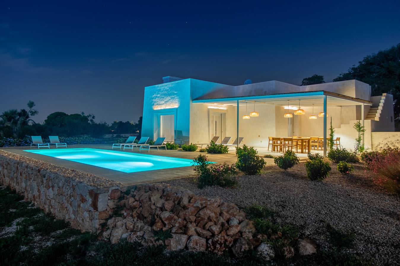 Moderne Highend-Villa mit Pool 2km from Meer in Morciano di Leuca, Golf von Tarent