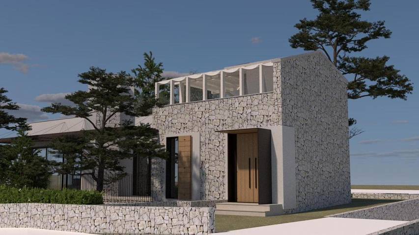 Villa pour 10 personnes, avec piscine ainsi que vue et balcon à Punat - 2