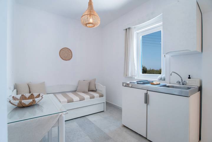 Studio für 3 Personen, mit Balkon und Garten, mit Haustier auf Naxos - 3