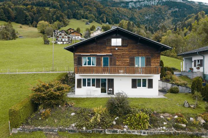 Ferienwohnung für 4 Personen, mit Balkon und Ausblick