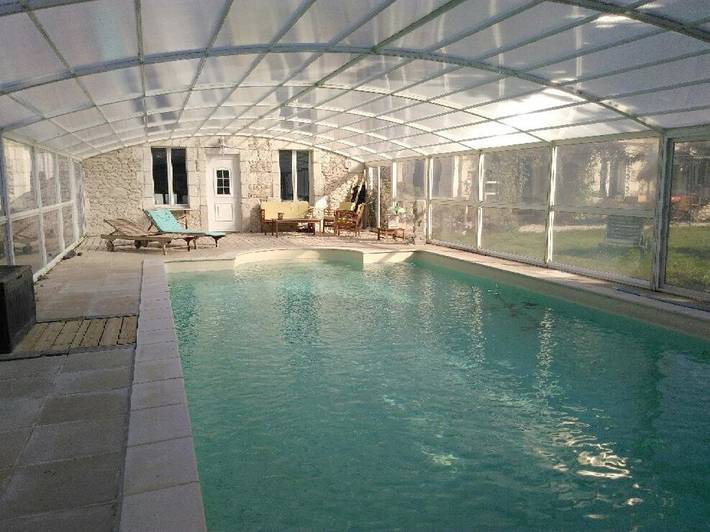 Location de vacances pour 6 personnes, avec vue ainsi que jardin et piscine à Athée-sur-Cher - 4