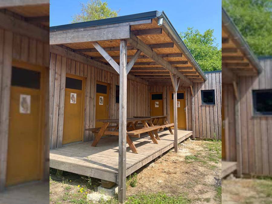 Camping La Faloise - Zimmer 1 person - Bett in Schlafsälen in Angicourt, Oise