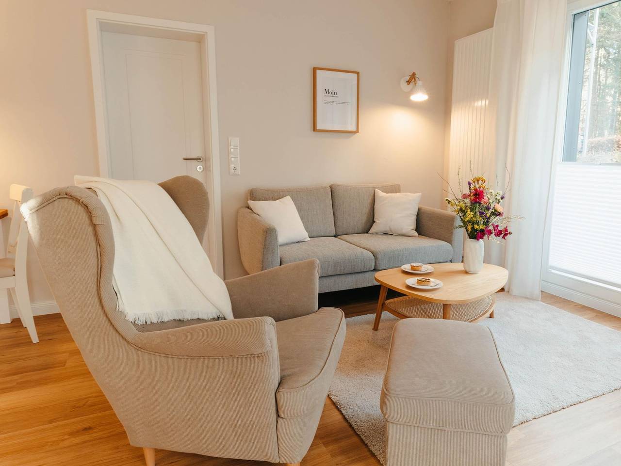 Ganze Ferienwohnung, Übermsee - Fine Stuuv, Eg, 1 Schlafzimmer in Ratzeburg, Ratzeburger See