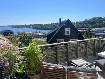 Ferienwohnung für 5 Personen, mit Ausblick und Balkon in Kristiansand