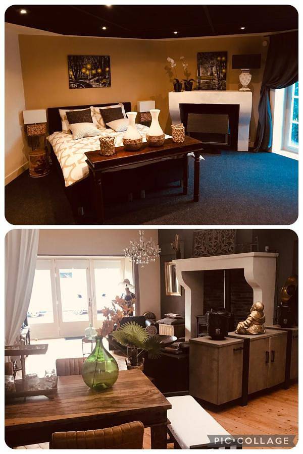 Chambre d’hôte pour 4 personnes, avec jardin ainsi que vue et sauna, animaux acceptés