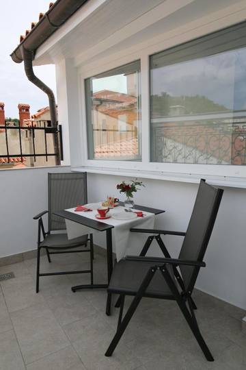 Maison d’hôte pour 2 personnes, avec terrasse et vue à Piran