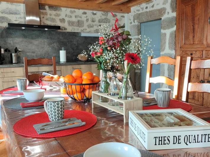 Casa rural encantadora, 3 habitaciones, jardín, ping-pong in Chalmazel, Montbrison