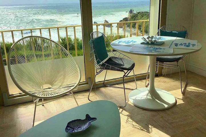Appartement de vacances pour 2 personnes, avec balcon à Biarritz