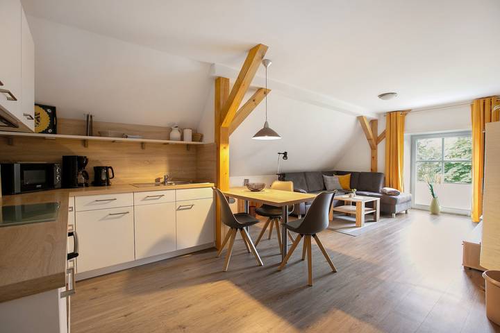 Ferienwohnung für 3 Personen, mit Garten und Sauna in Nordstrand