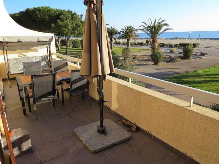 Location de vacances pour 6 personnes, avec terrasse à Argelès-sur-Mer