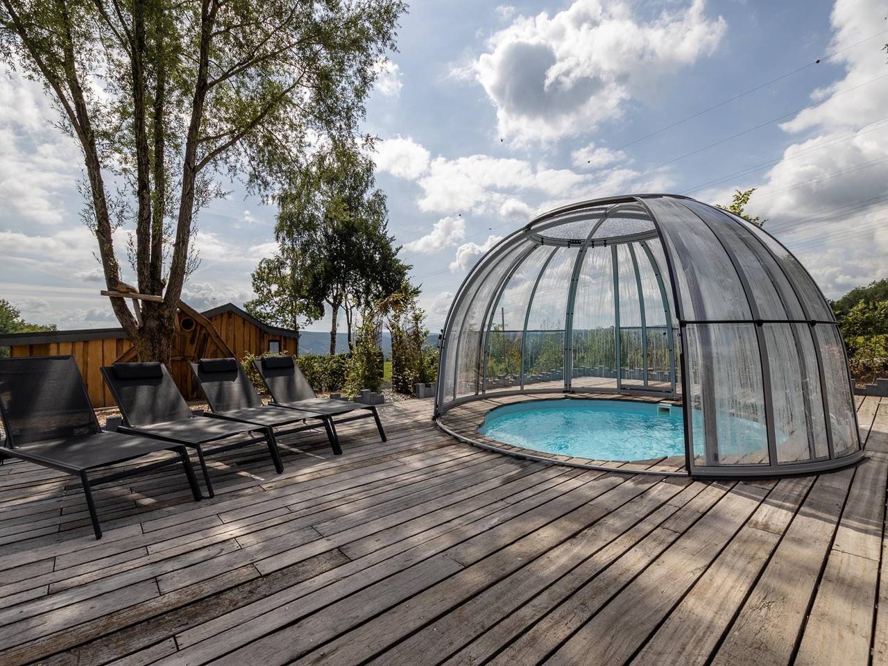 Chalet bij Coo Watervallen Trois-Ponts in Trois-Ponts, Luik en omgeving