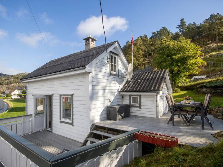 Ferienhaus für 5 Personen, mit Terrasse und Garten
