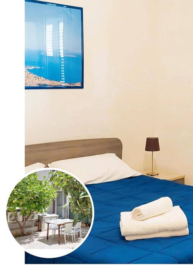 Maison d’hôte pour 3 personnes, avec Balcon et Terrasse ainsi que Jardin et Vue à Erice