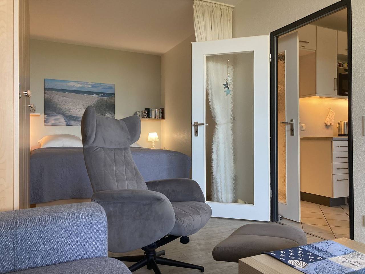 Ganze Wohnung, Ostseefernblick vom "Möwennest" im Haus Berolina in Dahme, Ostholstein