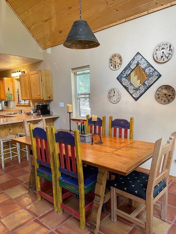 Nestled in the pines on 2 acres, secluded, close-to-nature house. Pet-Friendly! in Angel Fire, Colfax County