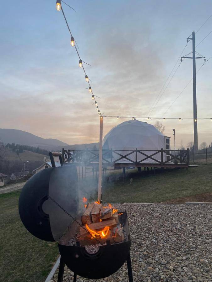 Tent in Carpathians (Ukraine)