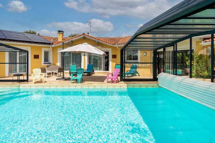 Maison de vacances pour 8 personnes, avec jardin dans les Landes