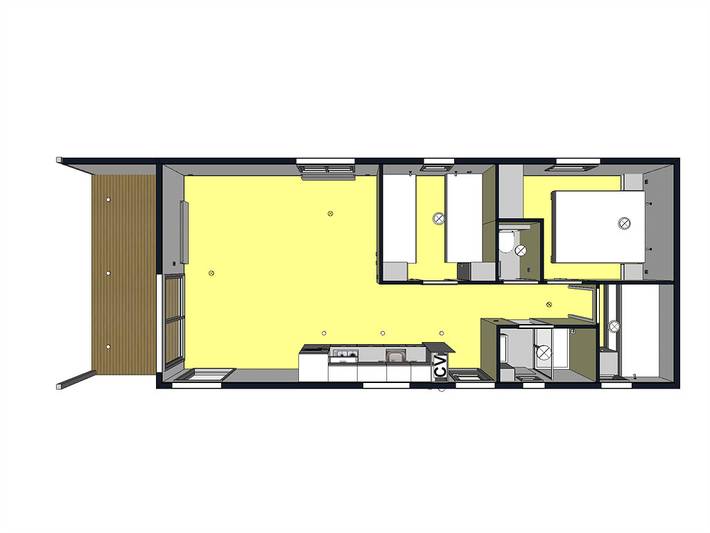 Chalet für 6 Personen in Westkapelle - 2