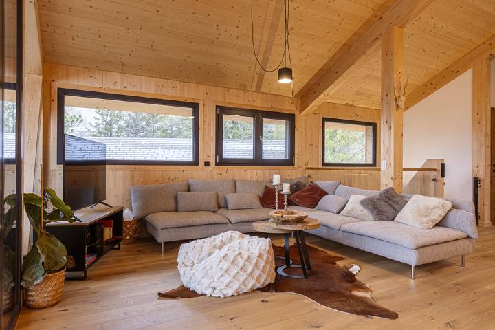 Ferienhaus für 8 Personen, mit Sauna und Balkon