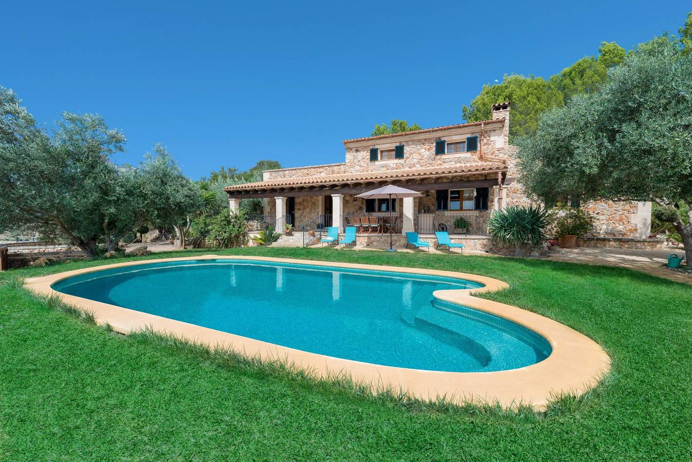 Es Cocons - Ferienhaus mit privaten Pool in Sineu. Wifi gratis in Sineu, Mallorca Inselmitte