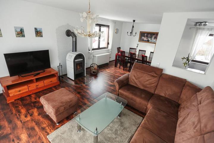 Ferienhaus für 7 Personen, mit Garten und Sauna sowie Ausblick