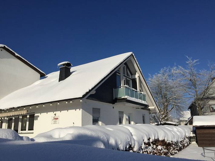 Ferienhaus für 8 Personen, mit Sauna und Balkon, kinderfreundlich in Winterberg