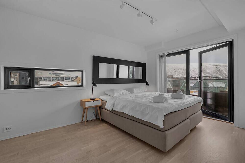 Hel lägenhet, Tromsø Skyline Residence l Penthouse l City Center in Tromsø
