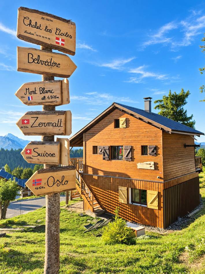 Chalet pour 4 personnes, avec Balcon ainsi que Terrasse et Jardin dans Pugny-Chatenod, Bauges