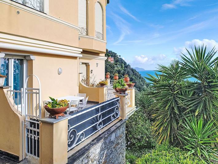 Gîte pour 2 personnes, avec terrasse à Zoagli