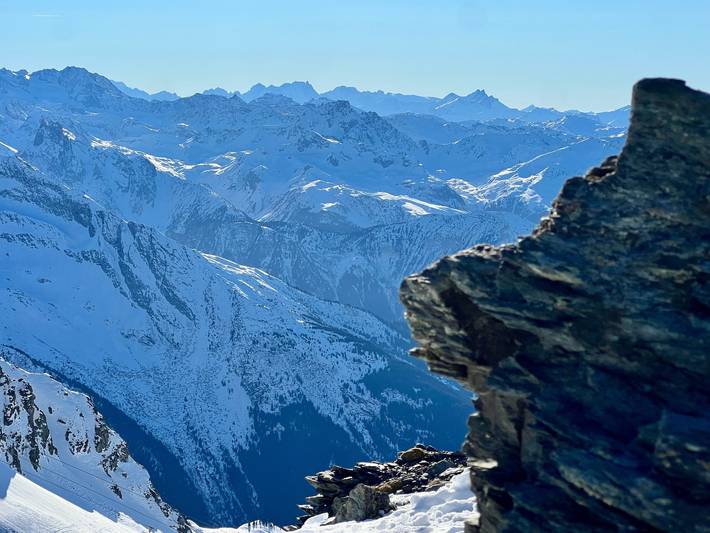 Apartamento entero, Apartamento 'Le refuge des 3 gamelles' con vistas a la montaña y balcón in La Plagne, La Plagne-Tarentaise