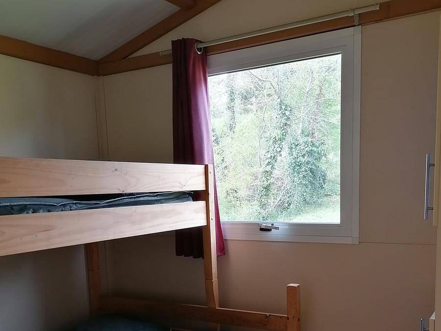 Camping L'Oasis du Berry - Chalet 7 personen - Nr. 27 mit Sofa in Saint-Gaultier, Le Blanc und Umgebung