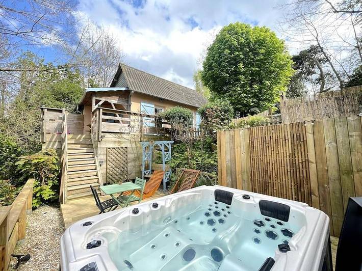 Maison de vacances pour 4 personnes, avec jacuzzi et jardin