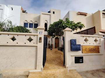 Chambre d’hôte pour 3 personnes, avec vue et jardin, animaux acceptés à Sidi Ifni