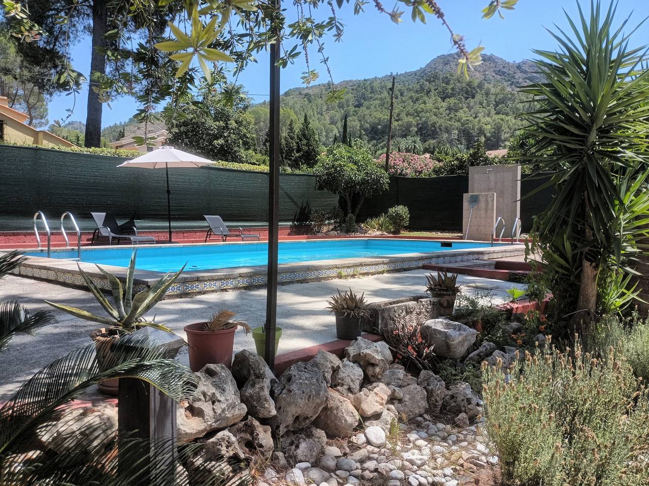 Maison de vacances « Cova Negra Nature » avec vue montagne, piscine partagée et climatisation in Genovés, Province de Valence