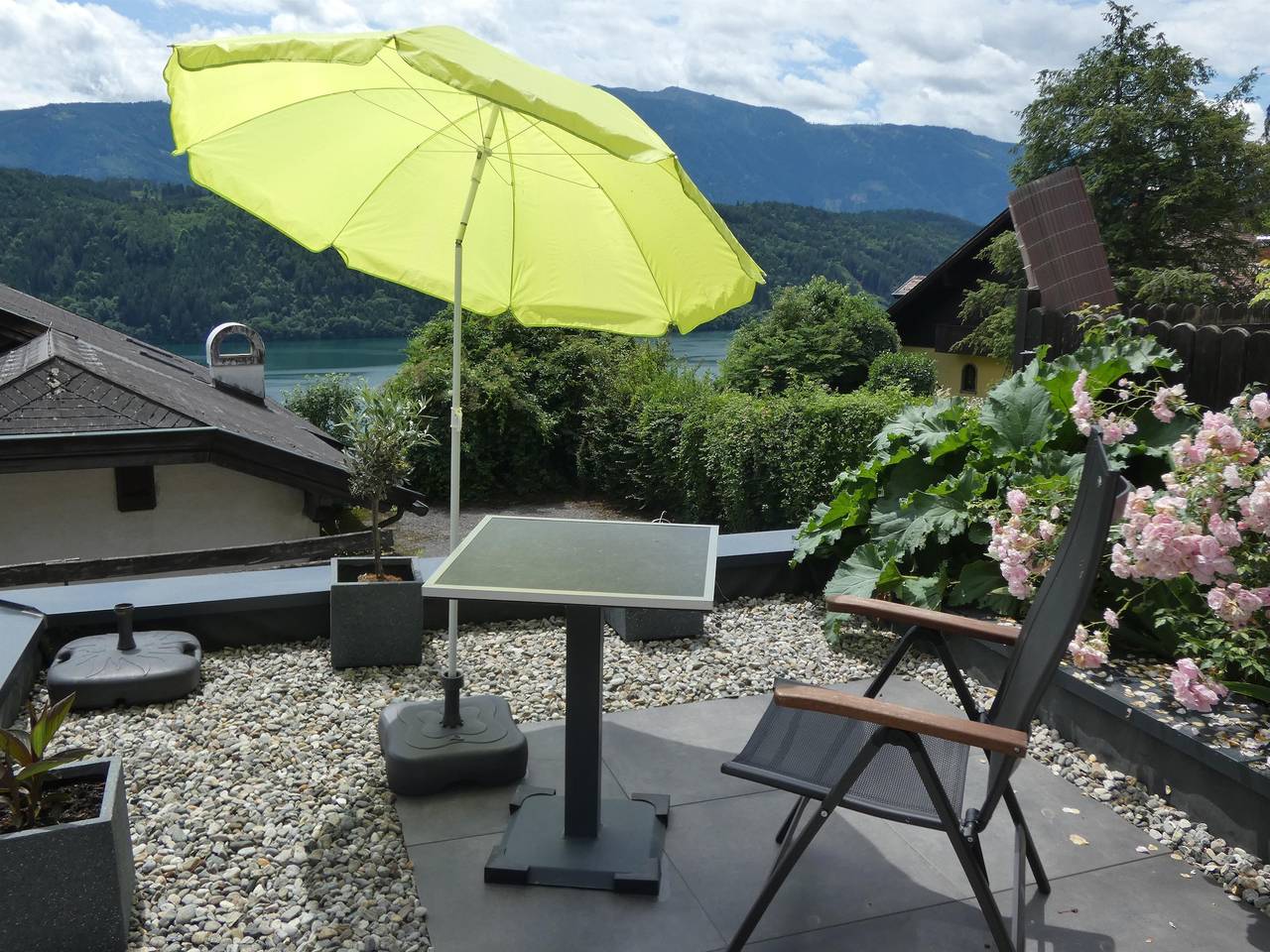Ganze Ferienwohnung, Einzelzimmer mit schöner Aussicht in Millstatt, Bezirk Spittal an der Drau