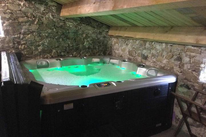 Maison de vacances pour 7 personnes, avec jacuzzi ainsi que jardin et sauna