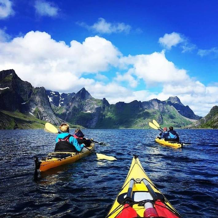 Chalet für 6 Personen, mit Terrasse und Ausblick auf den Lofoten - 2