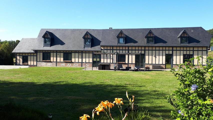 Cottage pour 2 personnes, avec vue et terrasse à Muchedent
