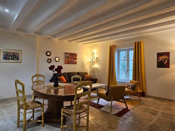 Location de vacances pour 6 personnes, avec terrasse à Villentrois