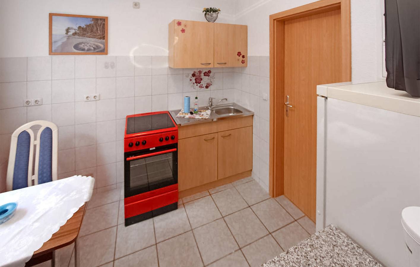 Apartamento vacacional entero, Acogedor apartamento a 300 m de la playa con TV, horno y calefacción in Drei Kaiserbäder, Heringsdorf