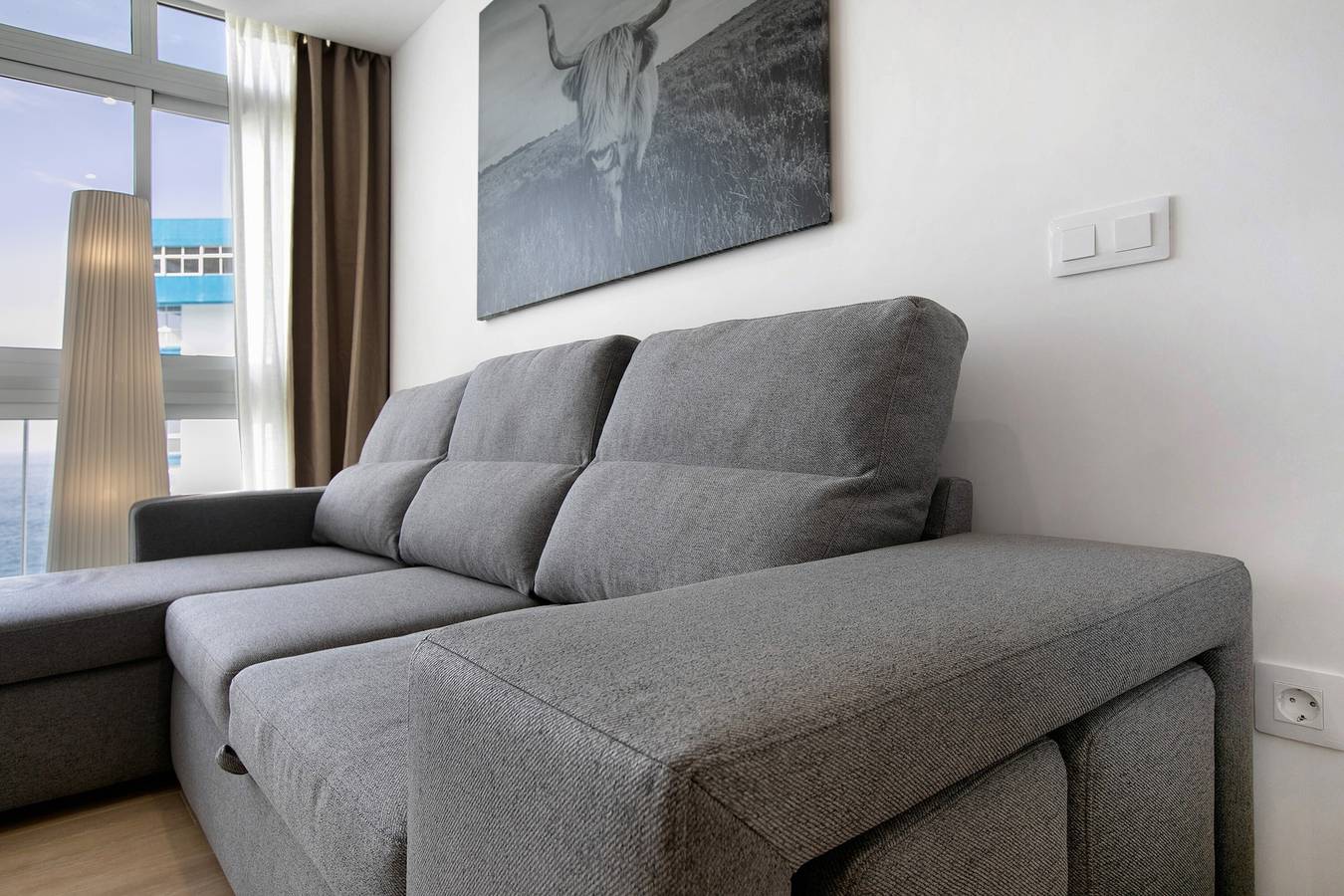 Apartamento entero, Apartamento de vacaciones 'Luxury Loft Mar y Sol 1' con vistas al mar,  y Wi-Fi in Mesa del Mar, Tacoronte