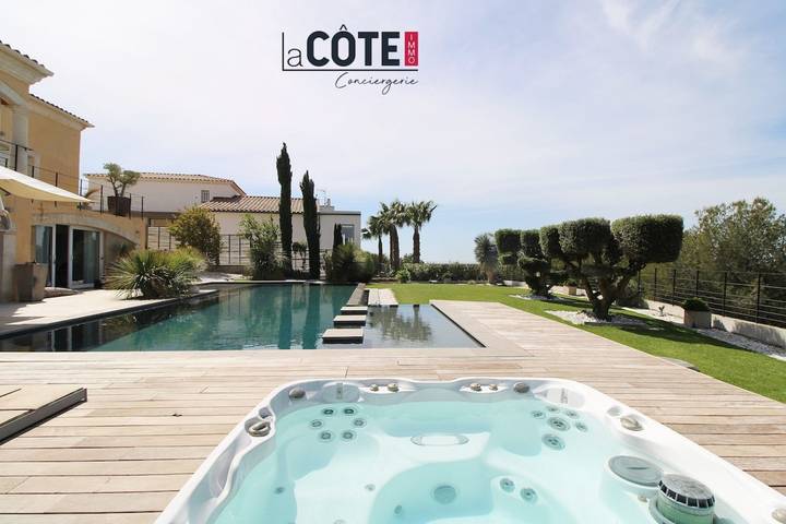 Villa Belle Vue côte bleue in Carry-le-Rouet, Costa mediterránea (Francia)