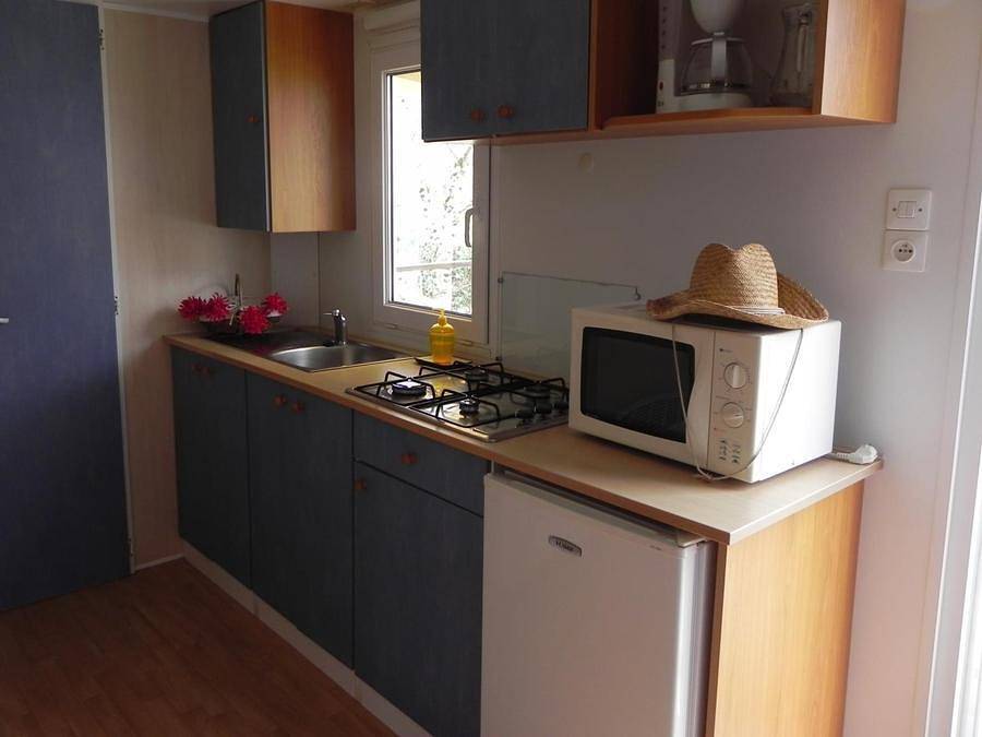 Camping L'Offrerie - Dordogne - Périgord noir - Mobilhome 4 personas - Mobil-home Eco - Confort, 28 m², 2 dormitorios - Llegada los domingos en julio y agosto in Rouffignac-Saint-Cernin-de-Reilhac, Périgord Noir