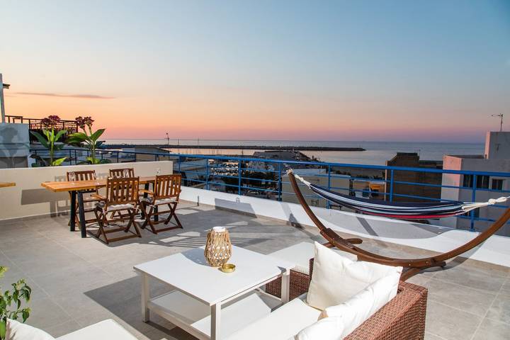 Apartment for 4 people, with balcony, with pets in Rethymnon