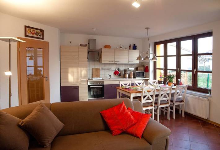 Ganze Ferienwohnung, Abendsonne in Fleeth, Mirow