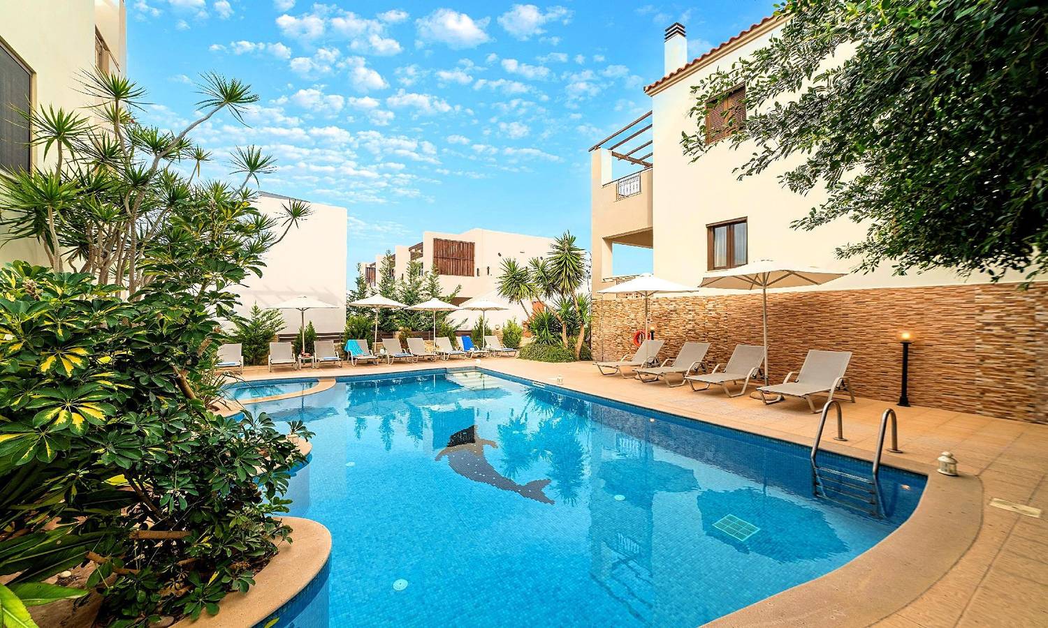 Ferienhaus in Kournas mit Privatem Pool in Skaleta, Rethymno und Umgebung